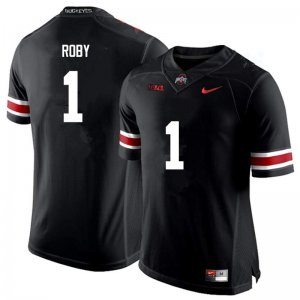 Men's Ohio State Buckeyes #1 Bradley Roby Black Nike NCAA College Football Jersey Sport VNM4244PP